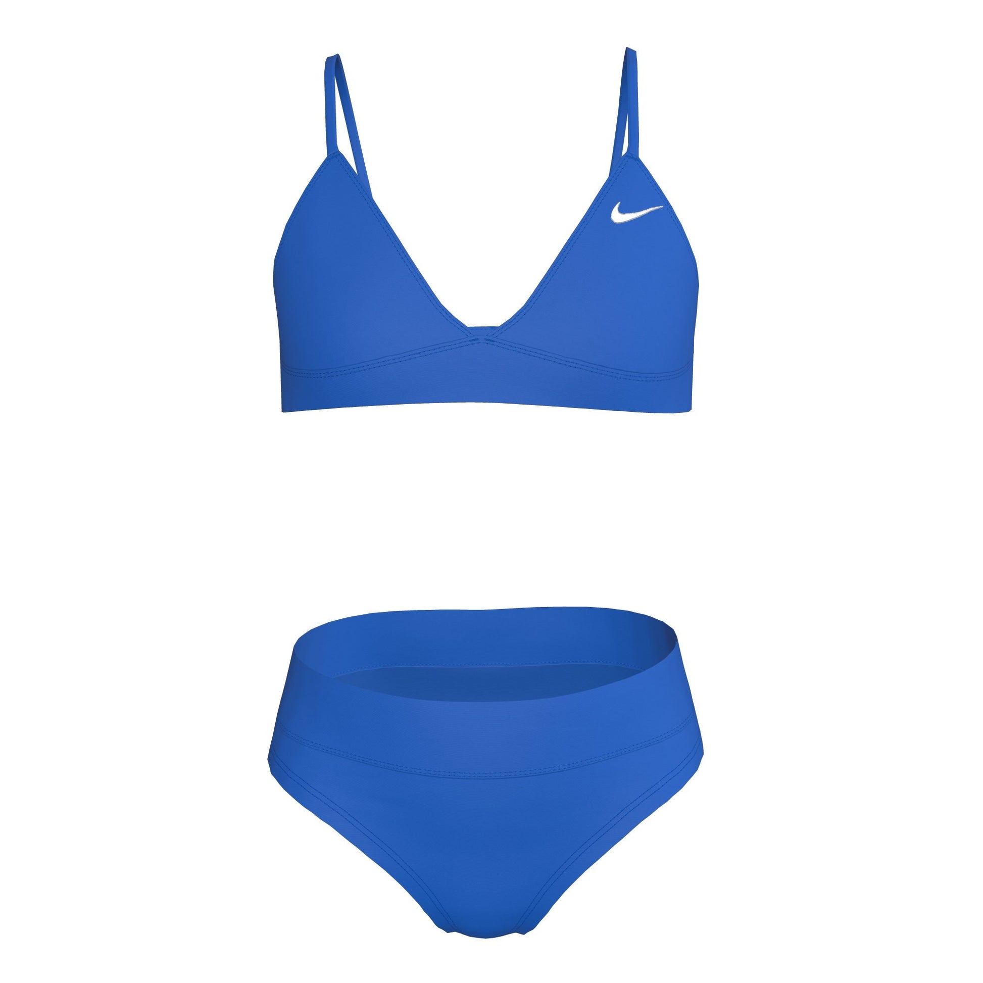 Nike Big Girls' Effortless Essential Triangle Bikini Swimsuit Set  Girls Bikini Set  Nike
