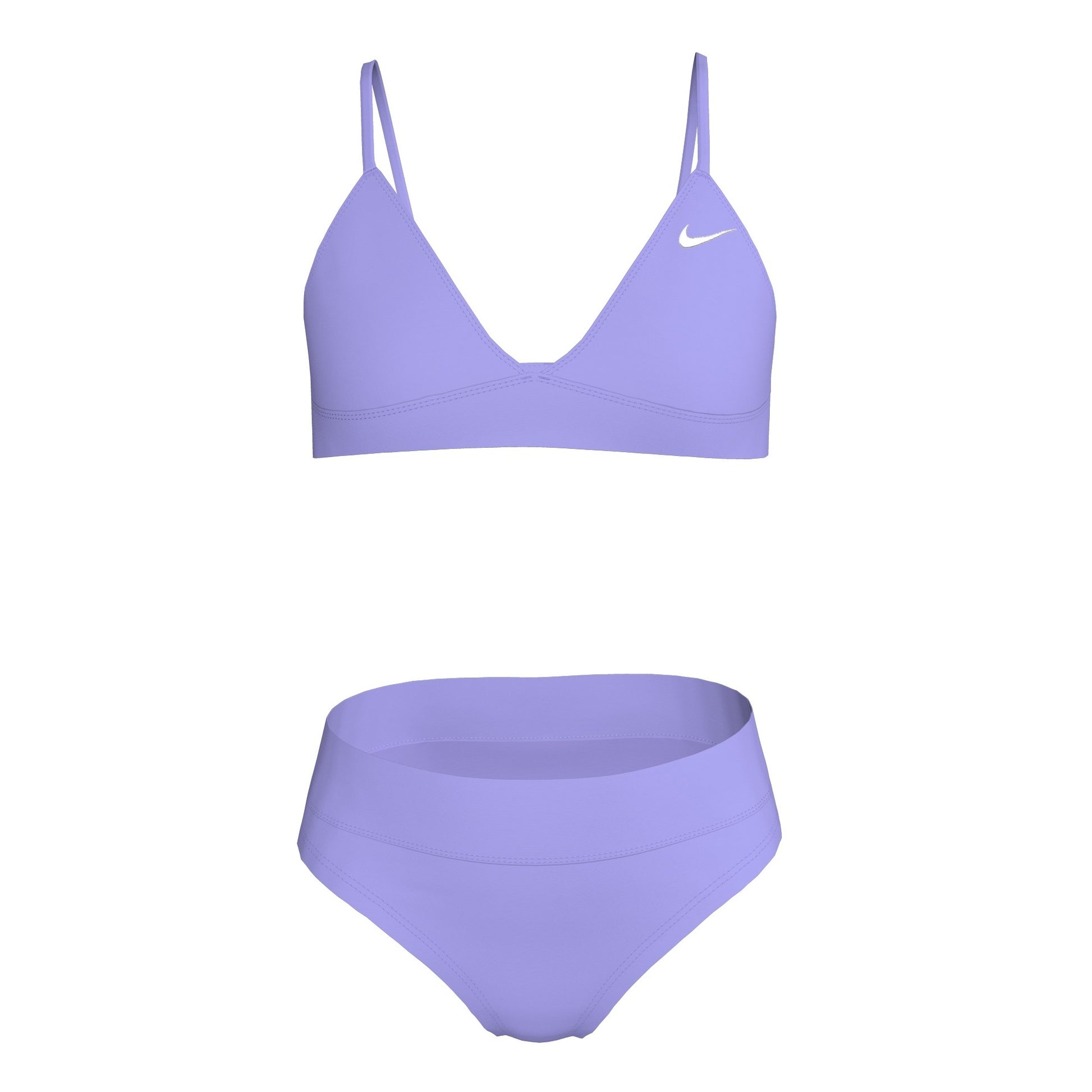 Nike Big Girls' Effortless Essential Triangle Bikini Swimsuit Set  Girls Bikini Set  Nike