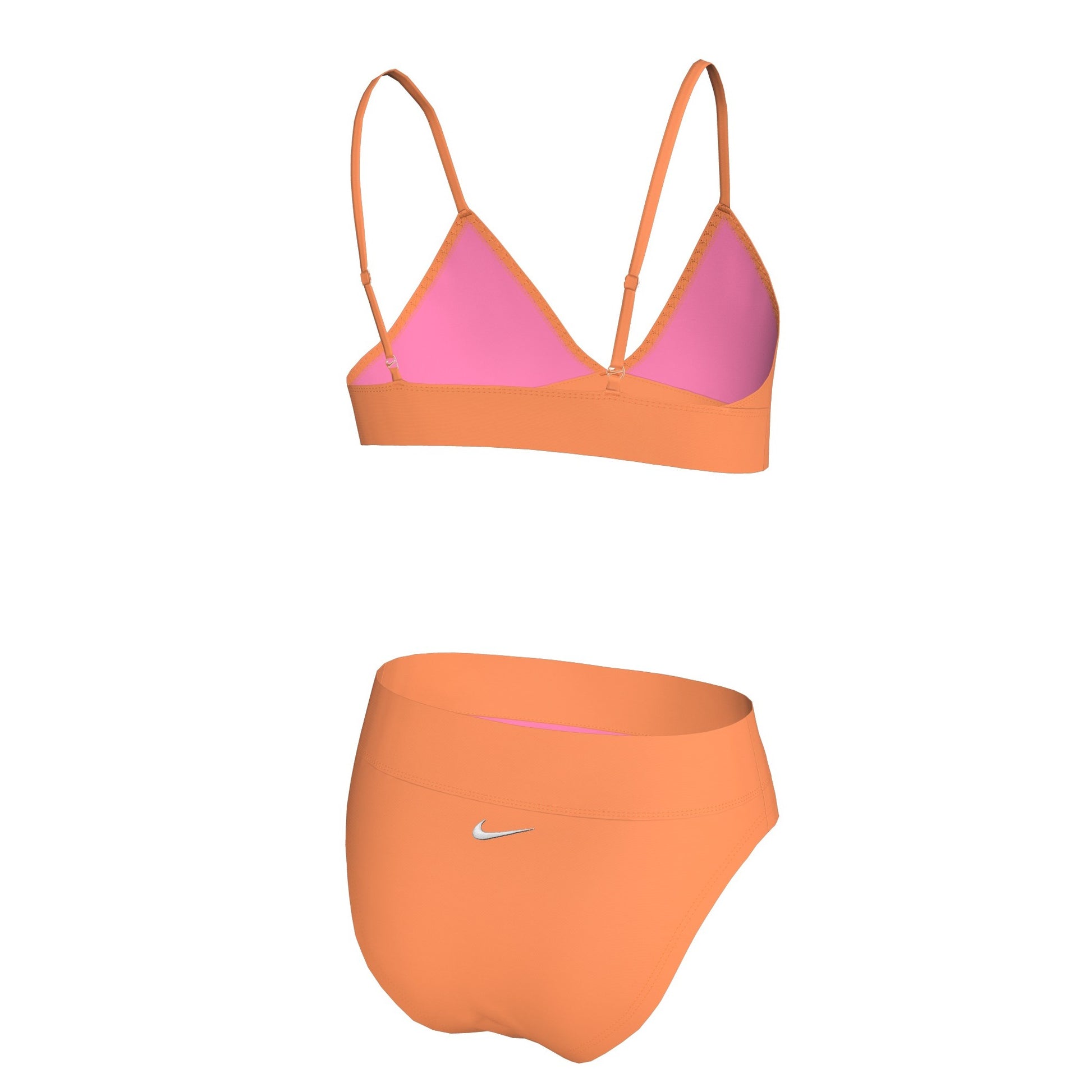 Nike Big Girls' Effortless Essential Triangle Bikini Swimsuit Set  Girls Bikini Set  Nike