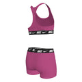 Nike Big Girls' Logo Tape Racerback Bikini & Short Swimsuit Set  Girls Bikini Set  Nike