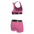 Nike Big Girls' Logo Tape Racerback Bikini & Short Swimsuit Set  Girls Bikini Set  Nike