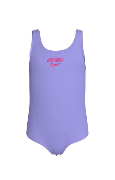 Nike Swim Doodle Floral Little Girls' U-Back One Piece Swimsuit  Girls One Piece  Nike