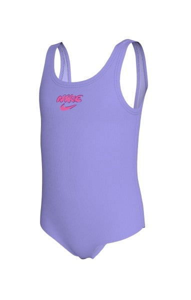 Nike Swim Doodle Floral Little Girls' U-Back One Piece Swimsuit  Girls One Piece  Nike