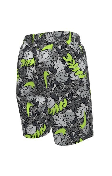 Nike Big Boys' Breaker Floral 7-Inch Brief-Lined Volley Short  Boys Volley Shorts  Nike