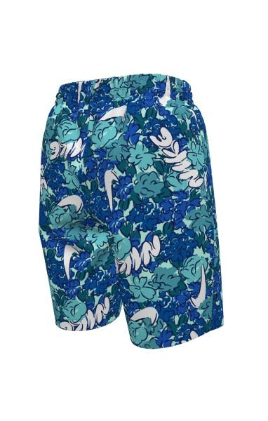 Nike Big Boys' Breaker Floral 7-Inch Brief-Lined Volley Short  Boys Volley Shorts  Nike