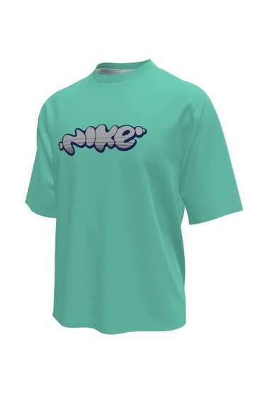 Nike Big Boys' Swim Hydroguard Bubble Dri-FIT UV Short Sleeve Top