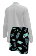 Nike Little Boys' Long Sleeve Top & Short Set  Boys Rash Guard  Nike