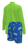Nike Little Boys' Long Sleeve Top & Short Set  Boys Rash Guard  Nike