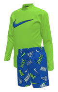 Nike Little Boys' Long Sleeve Top & Short Set  Boys Rash Guard  Nike