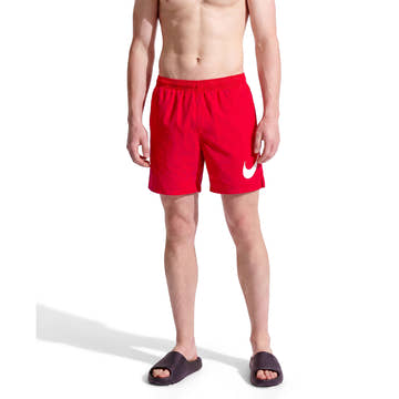 Nike Men's Swim Breaker 7 inch Solid Brief-lined Volley Short
