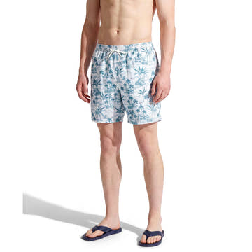 Nike Men's Swim Breaker 7 inch Floral Print Volley Shorts