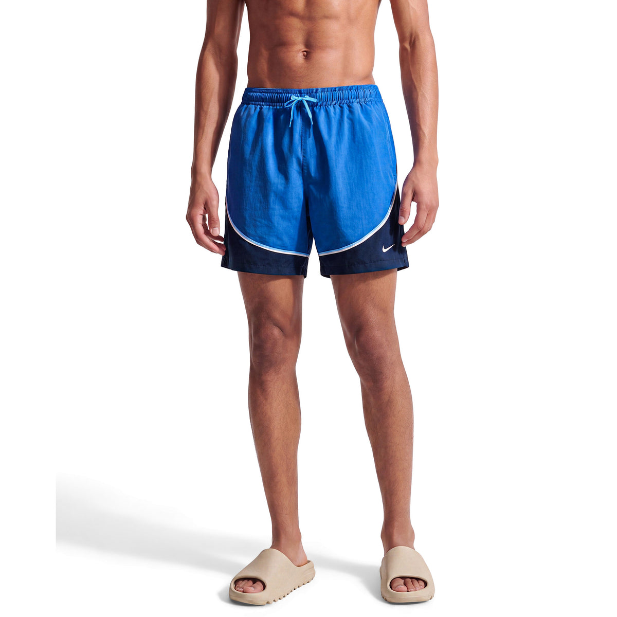 Nike Men's Swim Breaker 7 inch Two-Tone Brief-Lined Volley Short  Men's Volley Short  Nike
