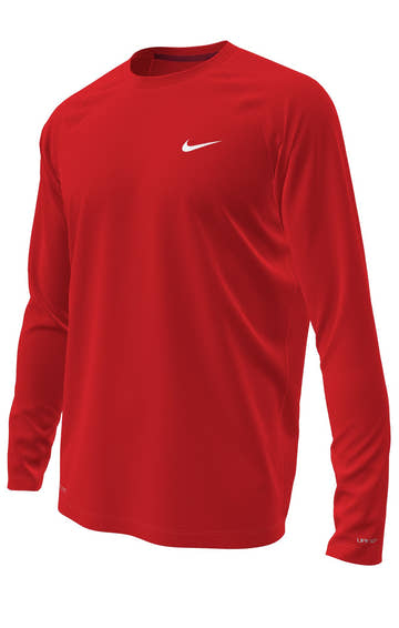 Nike Men's Swim Hydroguard Dri-FIT UV Long Sleeve Rashguard - Solid