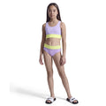 Nike Girls Colorblock Racerback Big Kids Two Piece Swimsuit  Two Piece Swimsuits  Nike