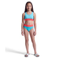 Nike Girls Colorblock Racerback Big Kids Two Piece Swimsuit  Two Piece Swimsuits  Nike