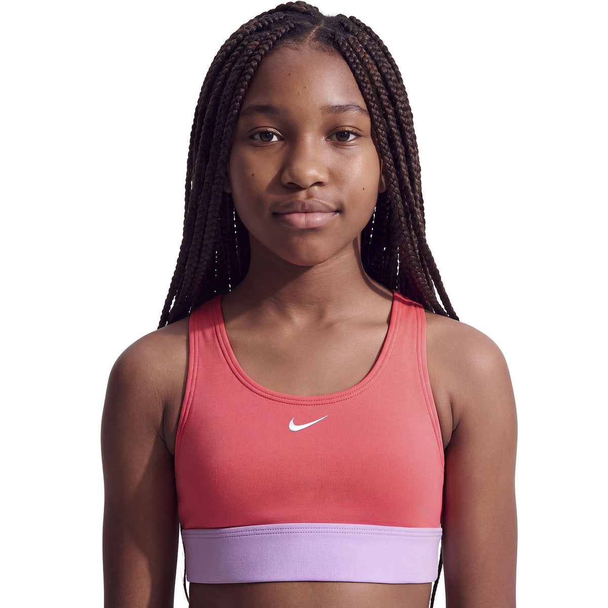 Nike Girls Colorblock Racerback Big Kids Two Piece Swimsuit  Two Piece Swimsuits  Nike