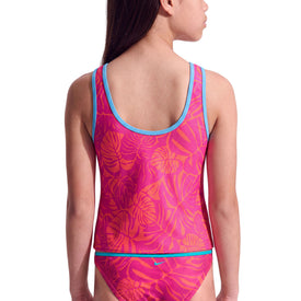 Nike Girls Tropical Print Racerback Big Kids Two Piece Swimsuit  Two Piece Swimsuits  Nike