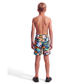 Nike Boys Swim Breaker Big Kids 6in Brief-lined Printed Volley Shorts  Boys Volley Shorts  Nike