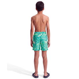 Nike Boys Swim Breaker Big Kids Printed 6in Brief-lined Volley Shorts  Boys Volley Shorts  Nike