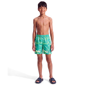Nike Boys Swim Breaker Big Kids Printed 6in Brief-lined Volley Shorts  Boys Volley Shorts  Nike