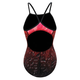 Dolfin Graphlite Women's Circuit V-Back One Piece  Competition Swimsuits  Dolfin