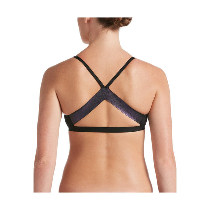 Nike Onyx Flash Bonded V-Back Bikini Top