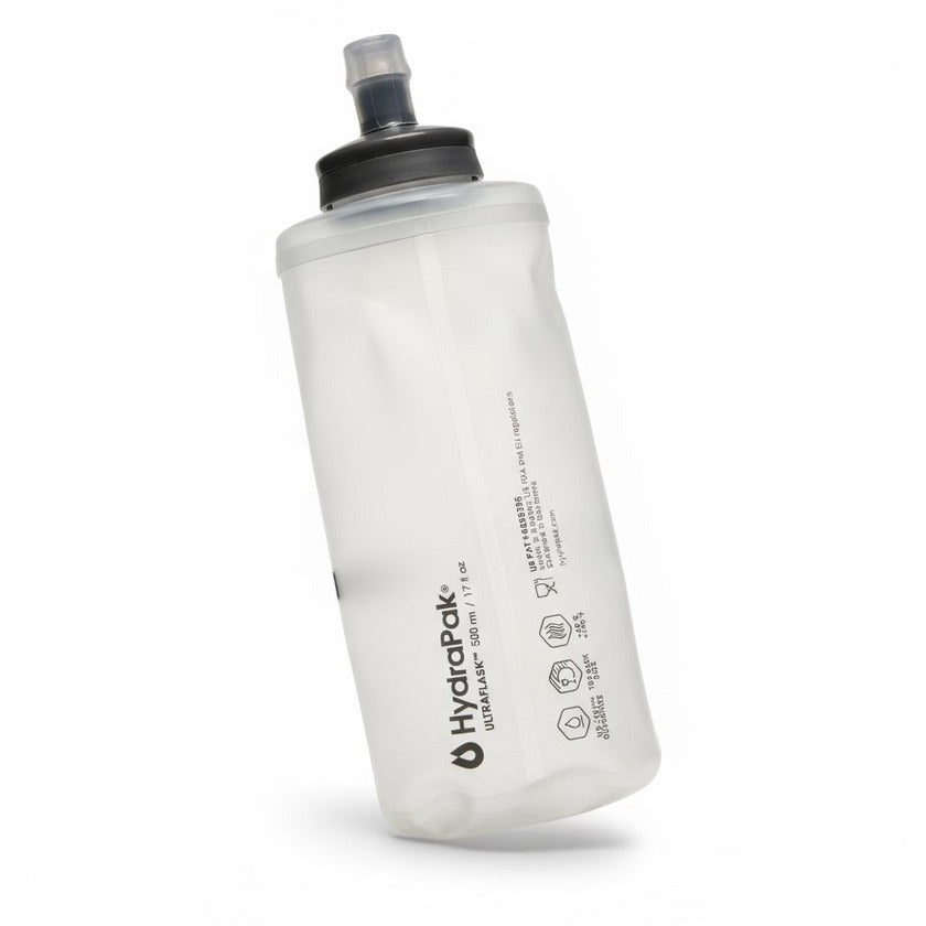 Orange Mud 500ml Soft Flask With Locking Bite Valve  Water Bottles  Orange Mud