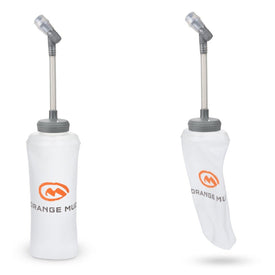 Orange Mud Ultraflask Hydrapak 600ml/20 oz Soft Flask  Water Bottles  Orange Mud