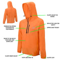Orange Mud Defy Ultra Light Wind Breaker    Orange Mud