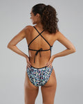 TYR Women's Standard Crosscutfit Tieback PRSMBRK One Piece Swimsuit  One Piece Swimsuits  Tyr