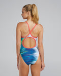 TYR Women's Durafast Elite Diamondfit One Piece Swimsuit - Bravura  One Piece Swimsuits  Tyr