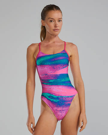 TYR Women's Durafast Elite Cutoutfit One Piece Swimsuit - Diffusion