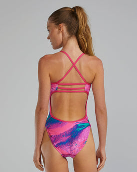 TYR Women's Durafast Elite Trinityfit One Piece Swimsuit - Diffusion  One Piece Swimsuits  Tyr