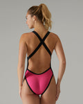 TYR Women's Durafast Elite Wide Strap Openbackfit One Piece Swimsuit- Solid  One Piece Swimsuits  Tyr