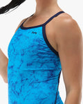 TYR Women's Zephyr Durafast Elite Diamond Fit One Piece Swimsuit  One Piece Swimsuits  Tyr