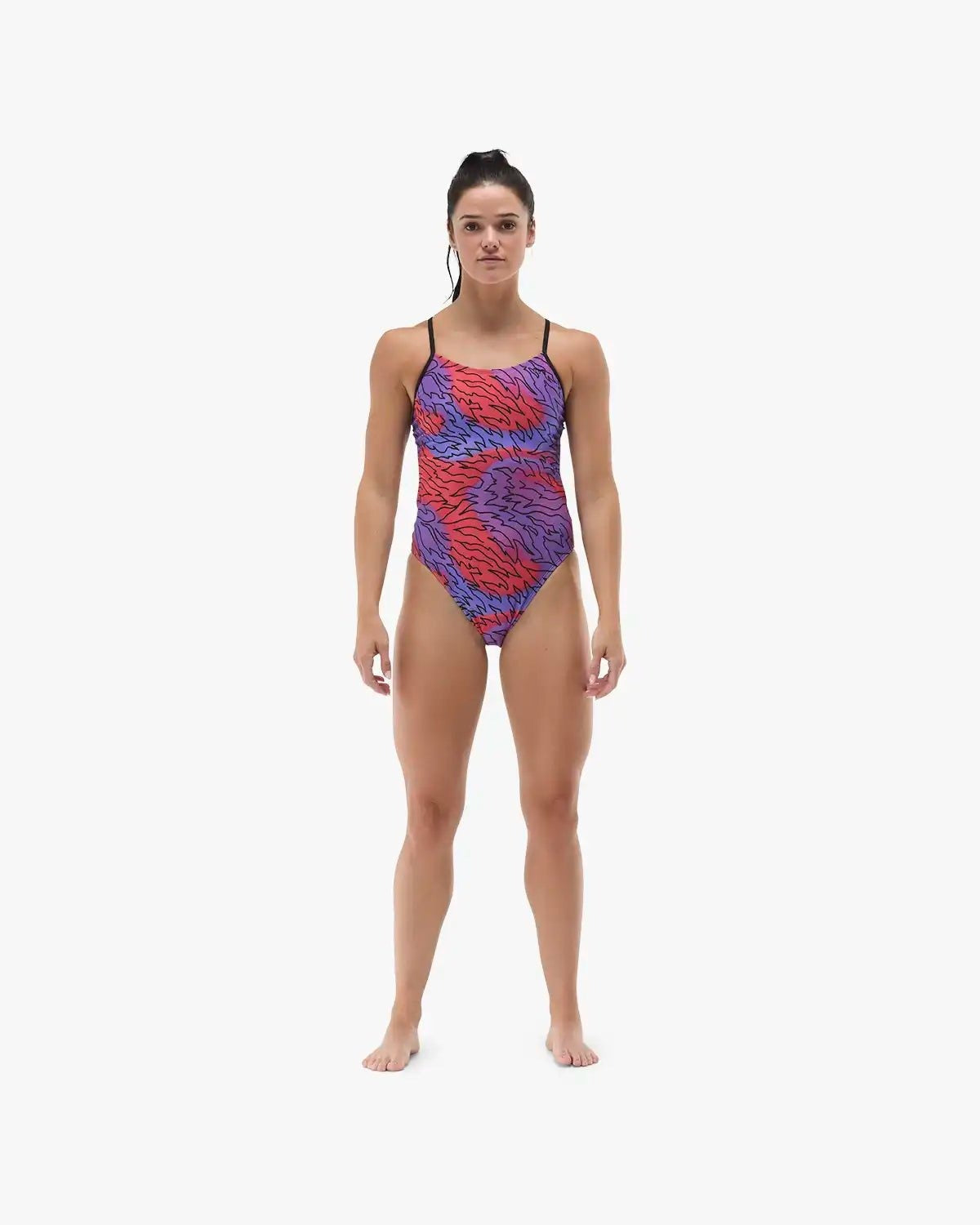 TYR Women's Hodori Durafast Elite Cutoutfit One Piece Swimsuit  One Piece Swimsuits  Tyr
