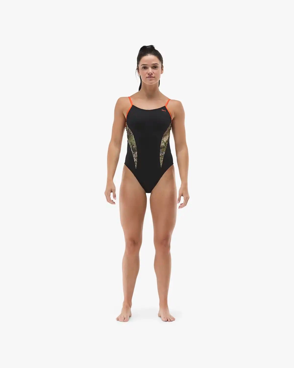 TYR Women's Realtree Apex Durafast Elite Cutoutfit One Piece Swimsuit  One Piece Swimsuits  Tyr