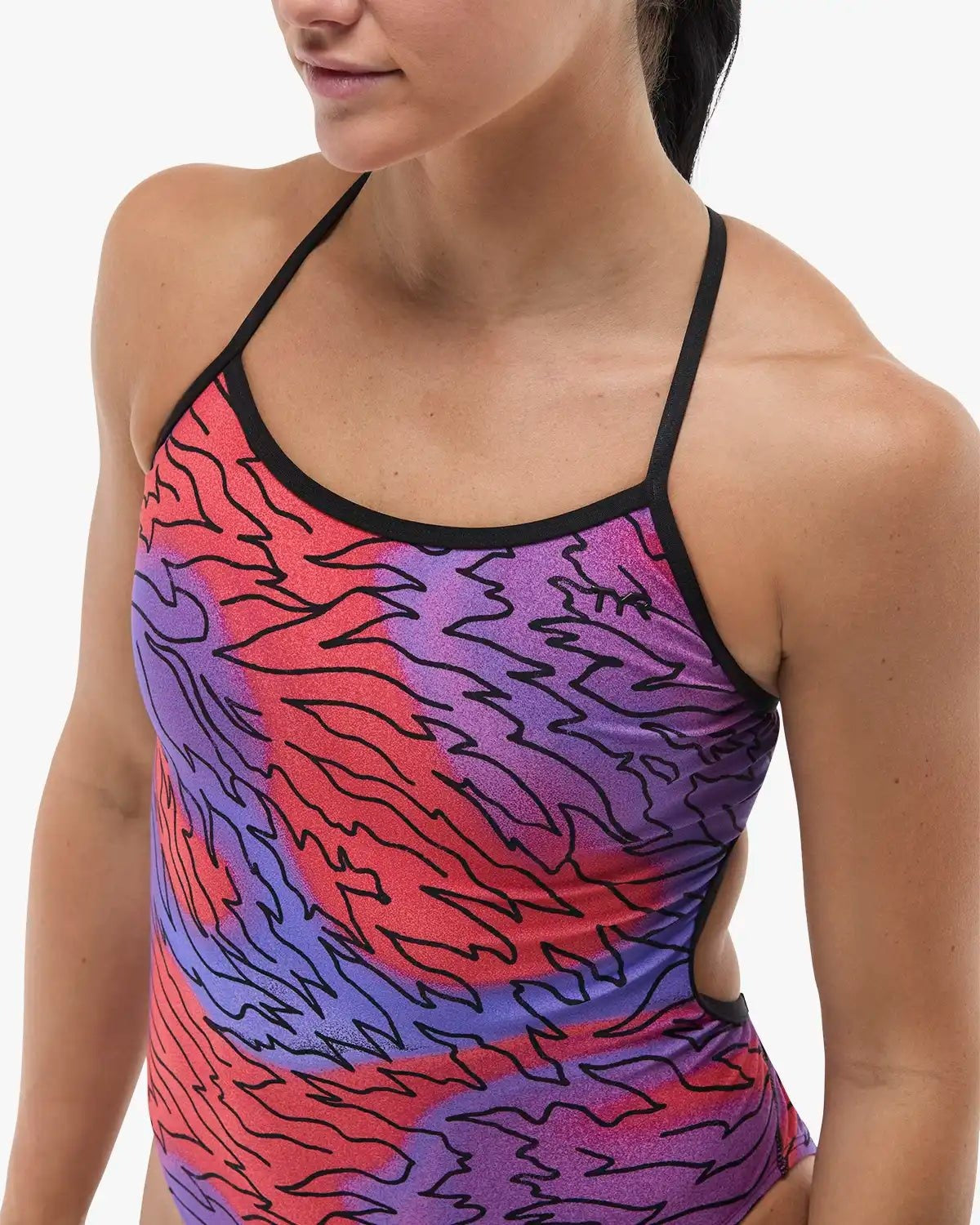 TYR Women's Hodori Durafast Elite Trinityfit One Piece Swimsuit  One Piece Swimsuits  Tyr
