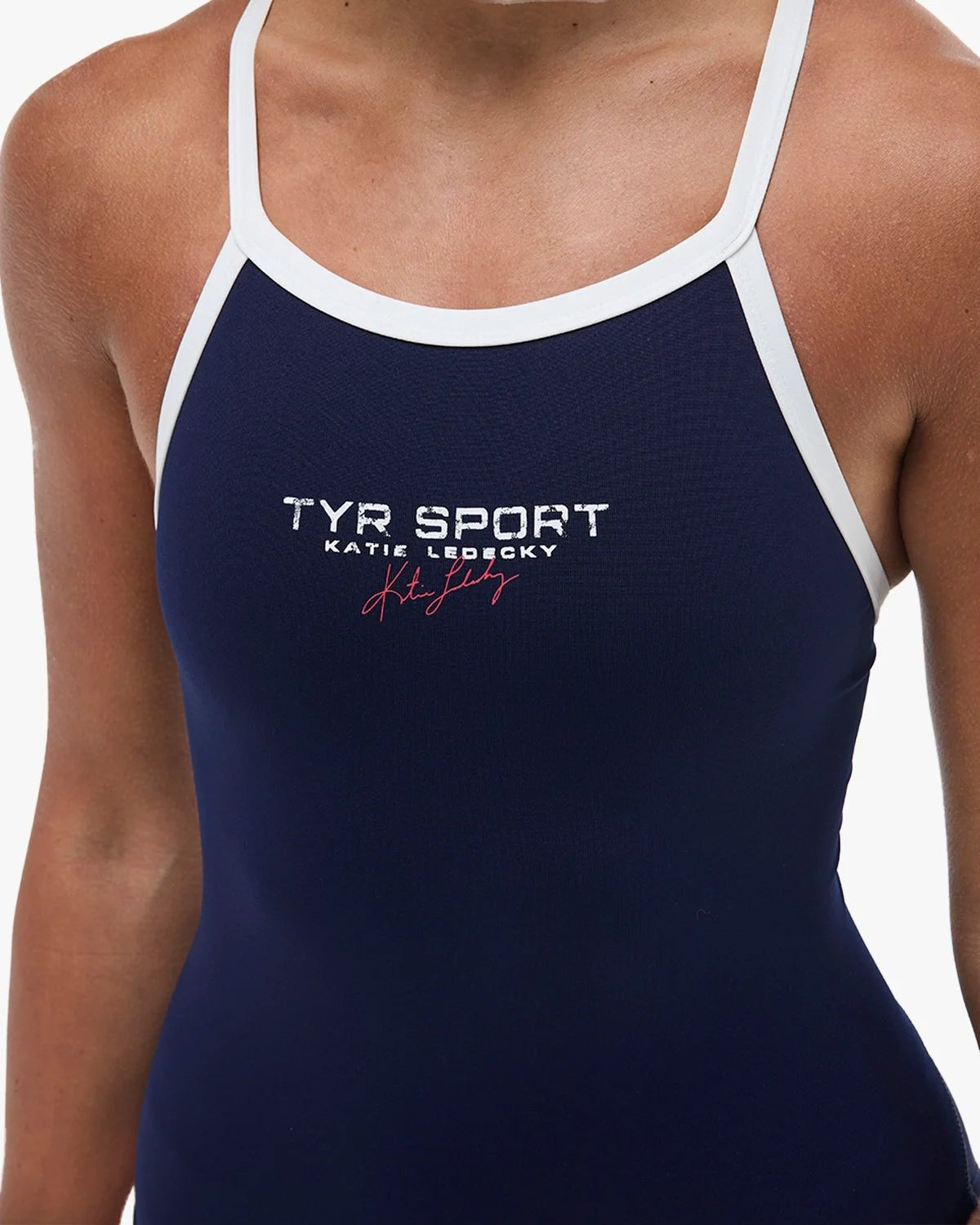 TYR Women's Solid Durafast Elite Diamondfit Fit Katie Ledecky Swimsuit  One Piece Swimsuits  Tyr