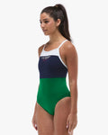TYR Women's Colorblock Durafast Elite Diamondfit Fit Katie Ledecky Swimsuit  One Piece Swimsuits  Tyr