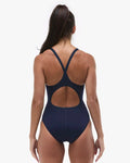 TYR Women's Stripe Durafast Elite Diamondfit Fit Katie Ledecky Swimsuit  One Piece Swimsuits  Tyr