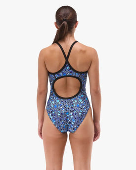 TYR Women's Zellari Durafast Elite Diamond Controlfit One Piece Swimsuit  One Piece Swimsuits  Tyr
