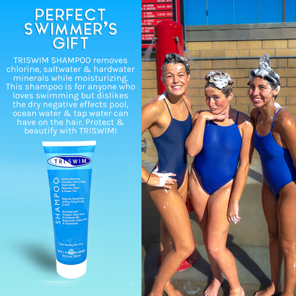 TriSwim Chlorine Removal Shampoo for Swimmers – Removes Pool & Salt Water Damage  Swimmers' Shampoos and Conditioners  TRISWIM