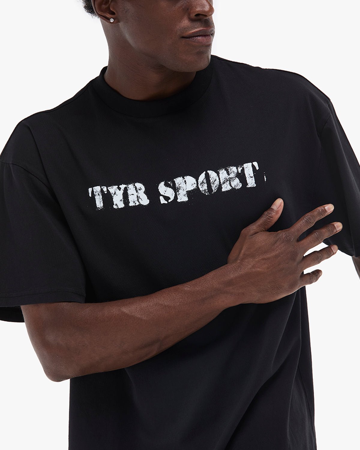 TYR Men's Sport Stencil Graphic Tee  Shirts  Tyr