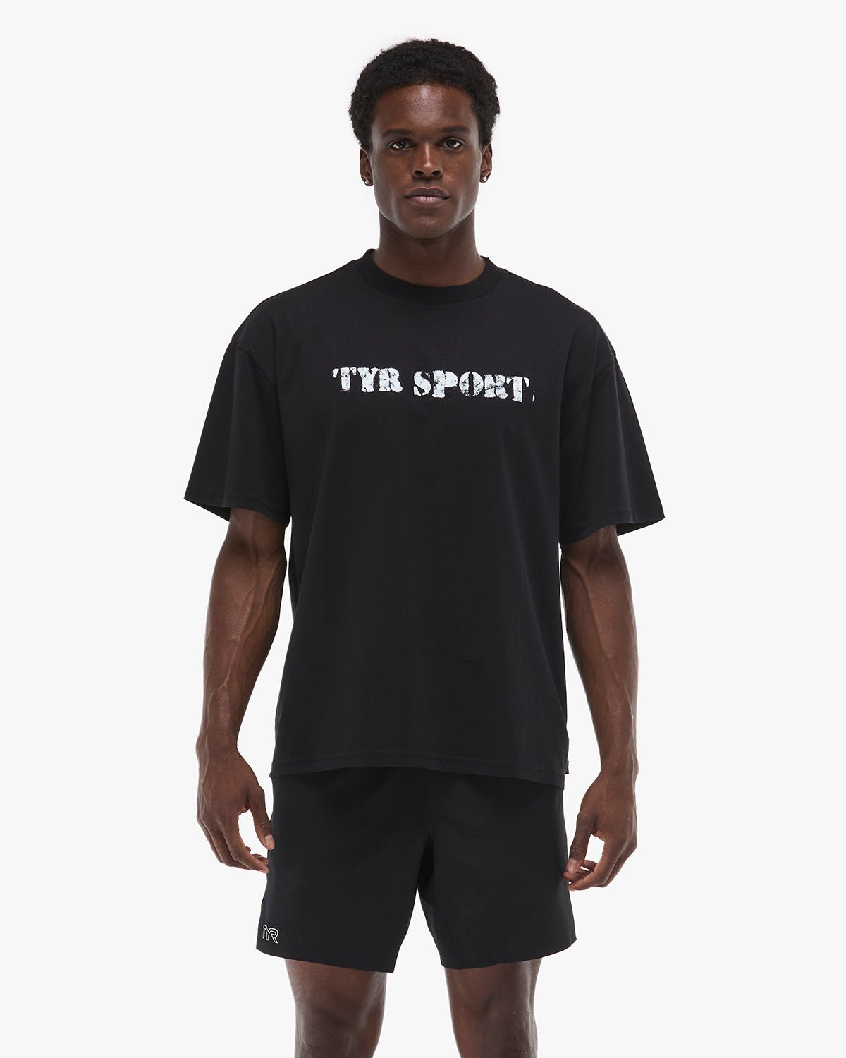 TYR Men's Sport Stencil Graphic Tee  Shirts  Tyr