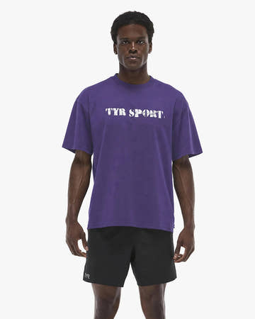 TYR Men's Sport Stencil Graphic Tee  Shirts  Tyr
