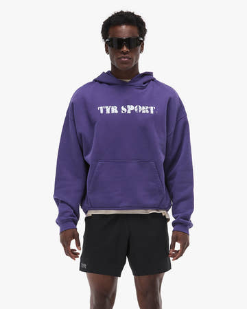 TYR Men's Sport Stencil Graphic Pullover Hoodie