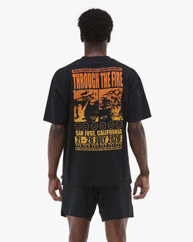 TYR Men's Through The Fire Medium Weight Tee  Shirts  Tyr