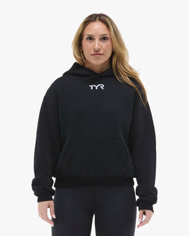 TYR Women's Core Logo Pullover Hoodie  Pullover  Tyr