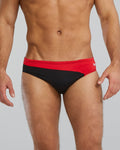 TYR Durafast Elite Men's Brief Swimsuit - Vanguard Splice  Swimming Briefs for Men  Tyr